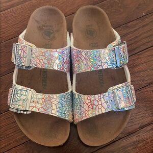 Birkenstock Kids' Holographic Sandals